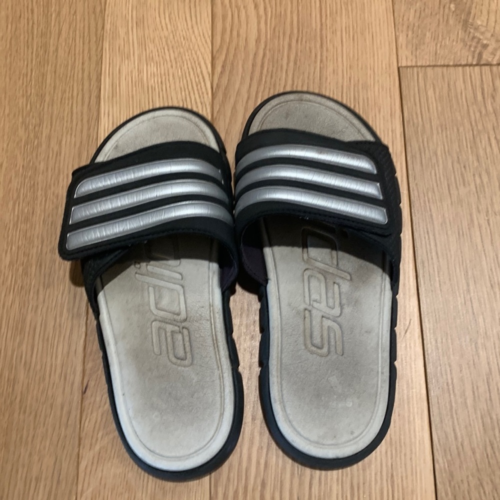 Adidas slides, youth size 3